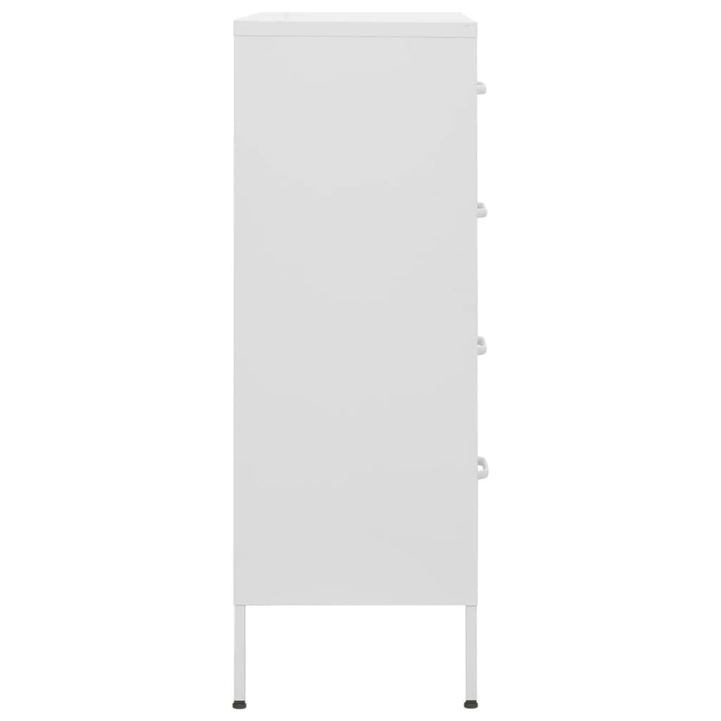 Kommode Olivgrün 80x35x101,5 cm Stahl