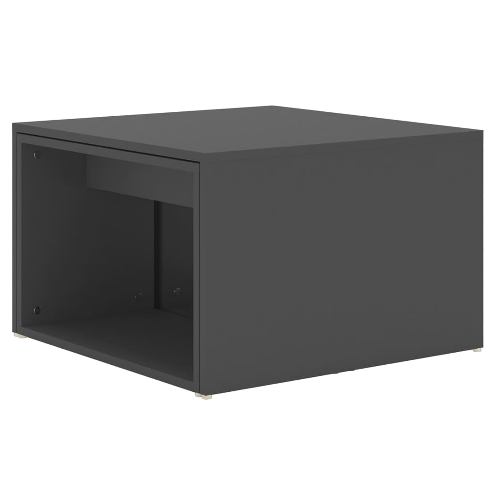 3-tlg. Satztisch-Set Weiß 60x60x38 cm Holzwerkstoff