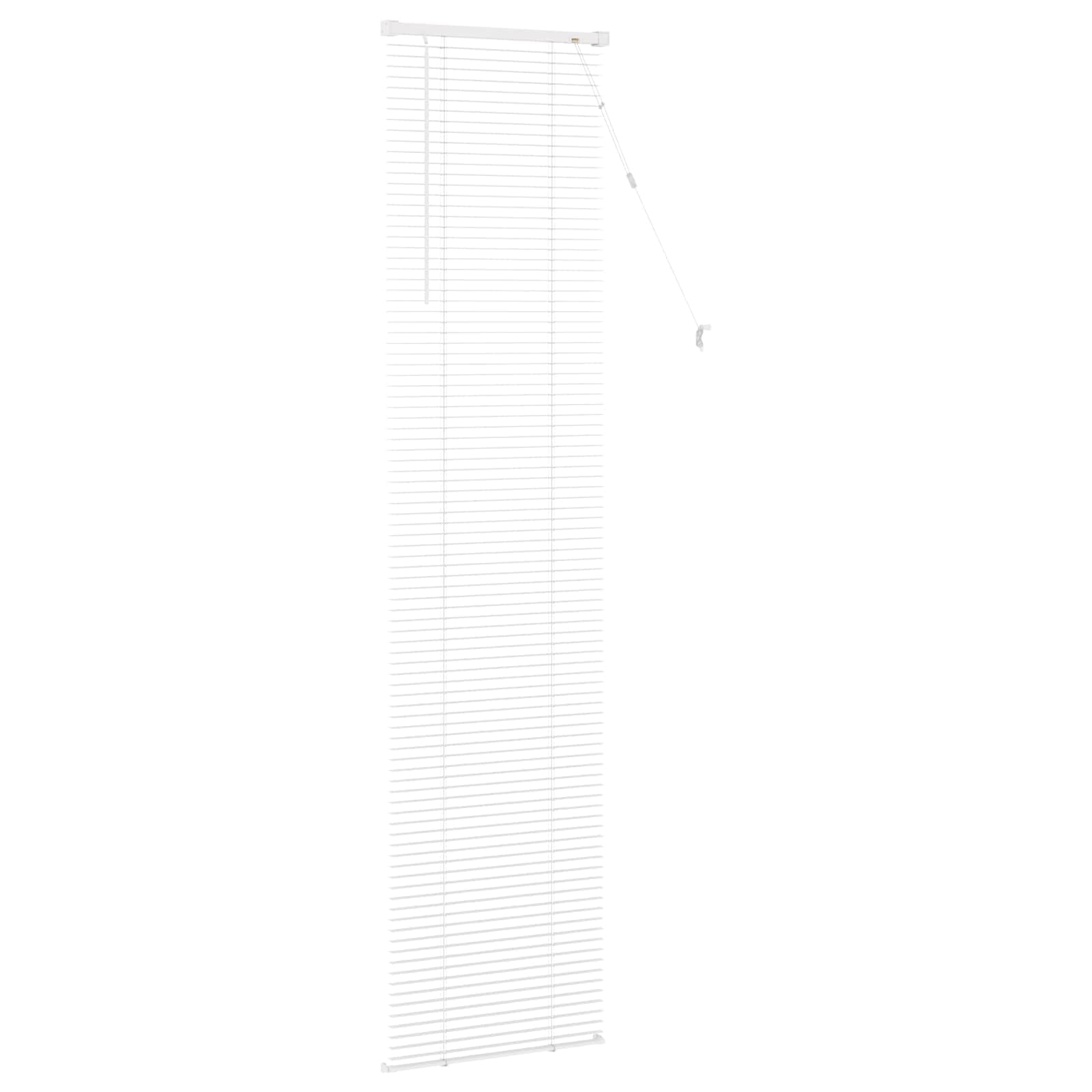 Jalousie Silber Grau 150 x 40 cm 25 mm PVC