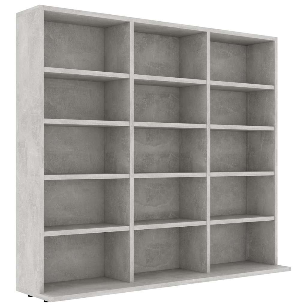 CD Regal Schwarz Eichen-Optik 101 x 23 x 177,5 cm Holzwerkstoff
