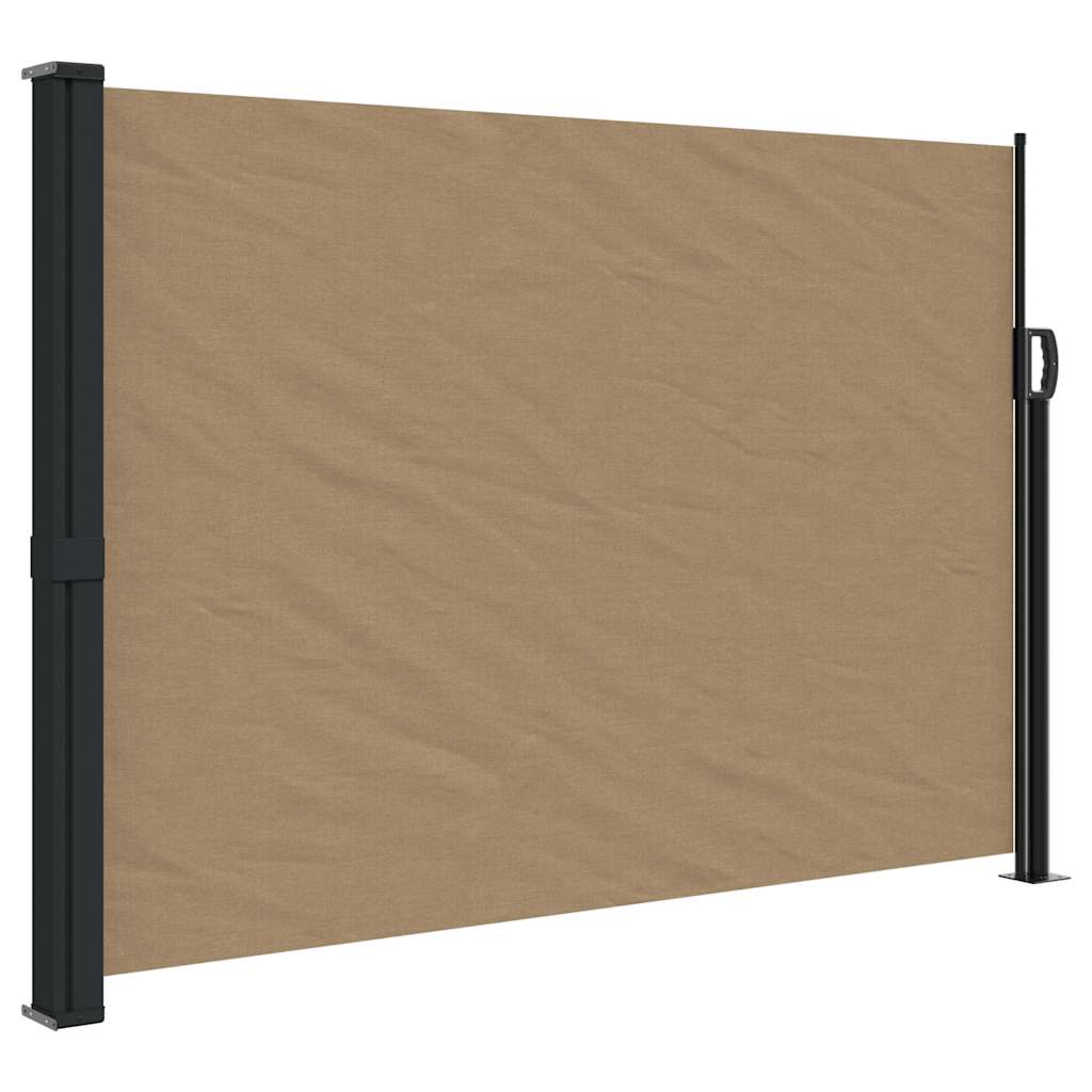 Seitenmarkise Ausziehbar Schwarz 100x300 cm