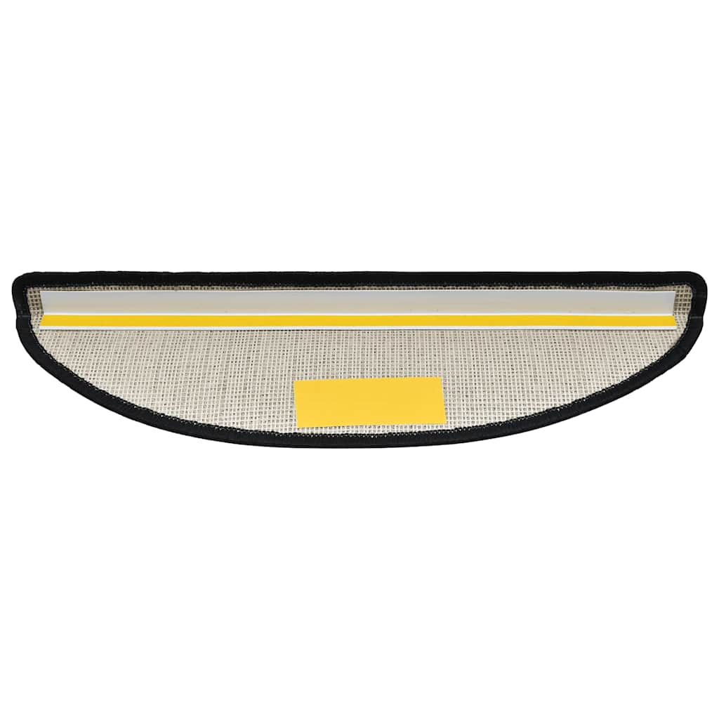 Stufenmatten 15 Stk. 56x17x3 cm Anthrazit Halbrund