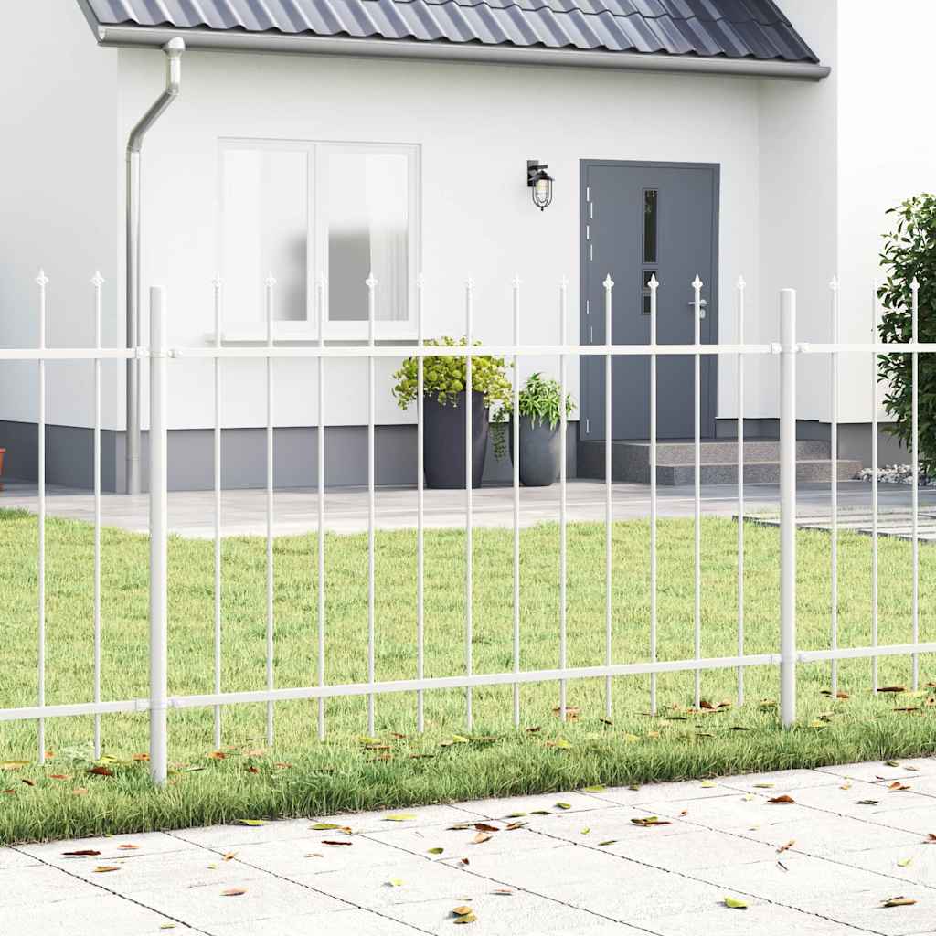 Gartenzaun Woerden mit Speerspitze Stahl 181 x 60 cm Schwarz