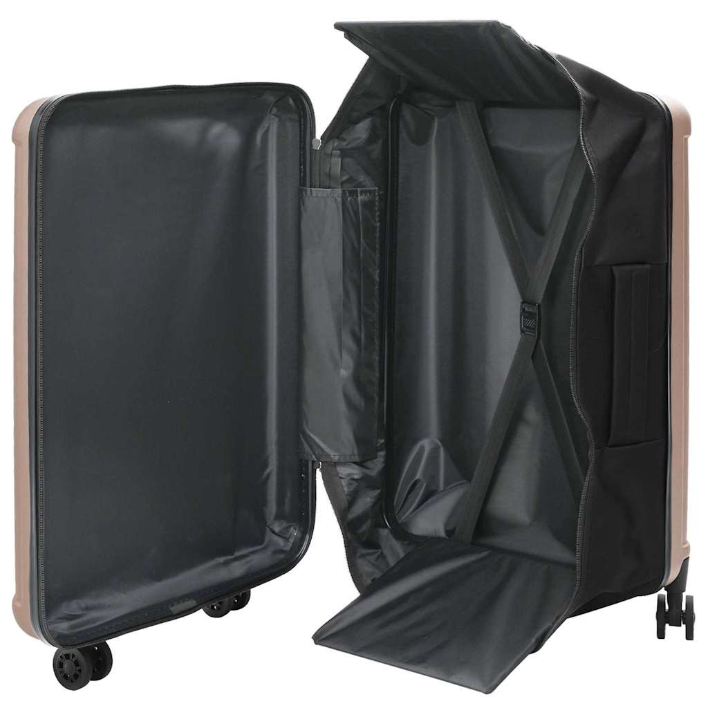 Koffer mit Schloss Schwarz 34 x 23 x 55,5 cm ABS Kunststoff