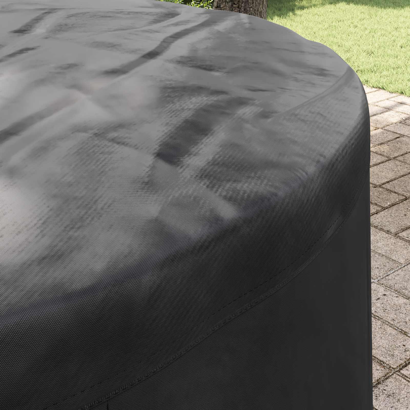 Möbelbezug Schwarz 102 x 102 x 71 cm 210D Oxford Stoff