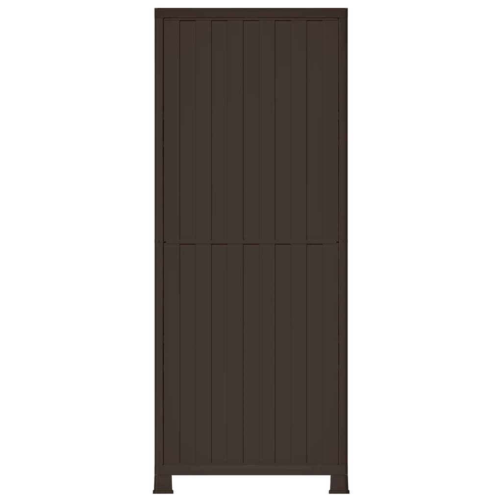 Kunststoffschrank 68x39x92 cm Rattan-Design