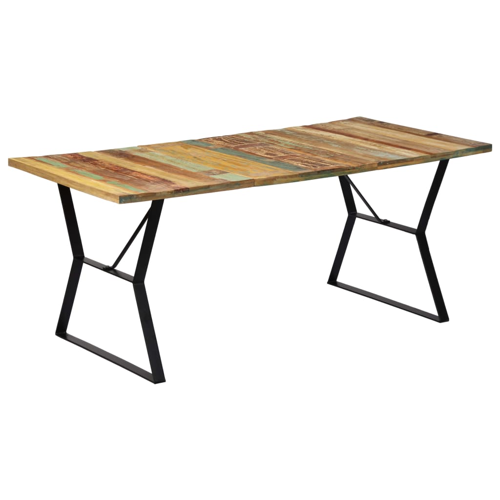 Esstisch 140x80x76 cm Altholz Massiv