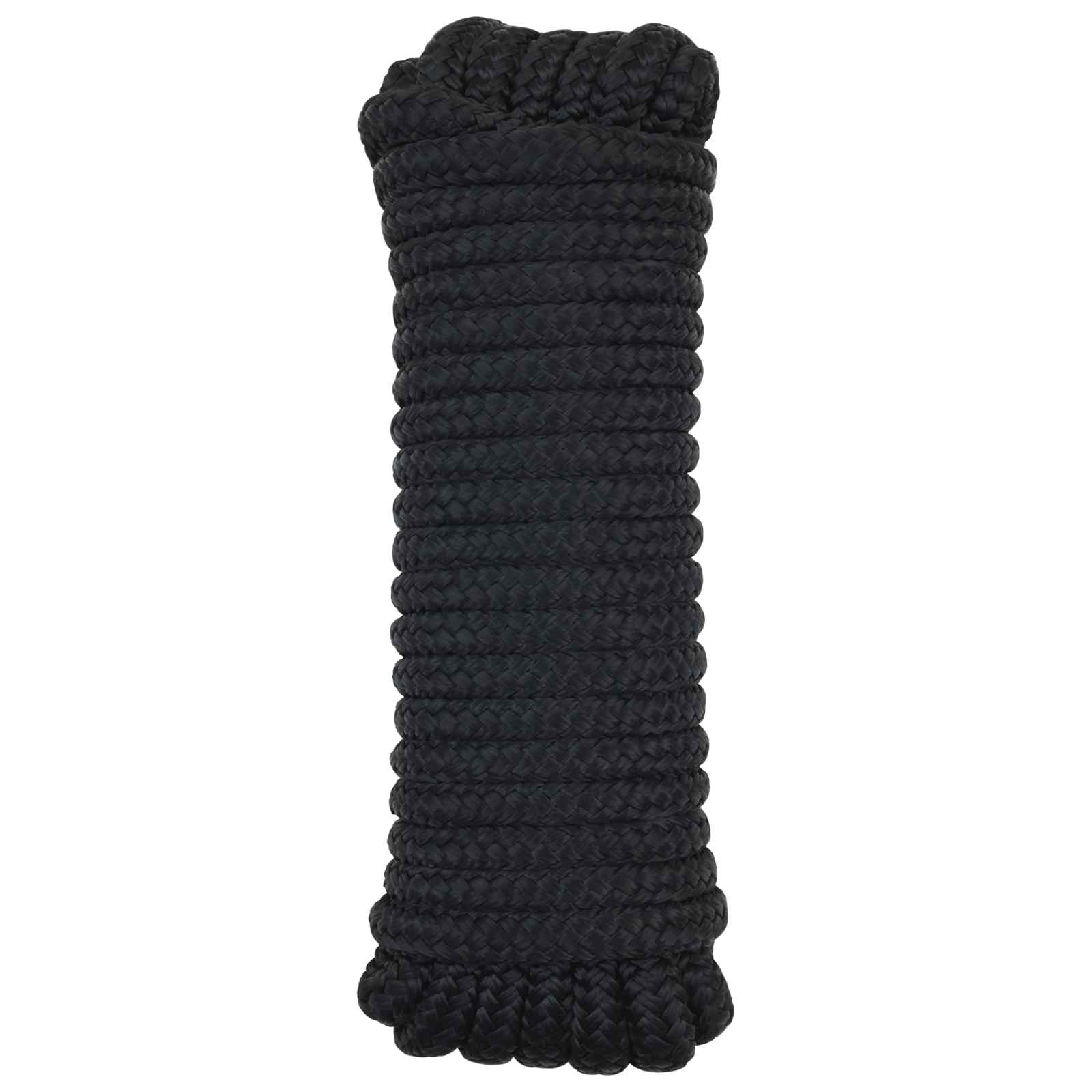 Bootsseil 6 m 1 Weiß und Schwarz Polyester