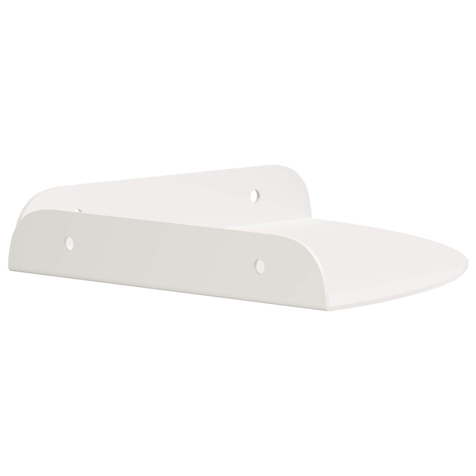 Schwebendes Regal mit Regal 2 pcs Schwarz 15 x 15 x 2 cm