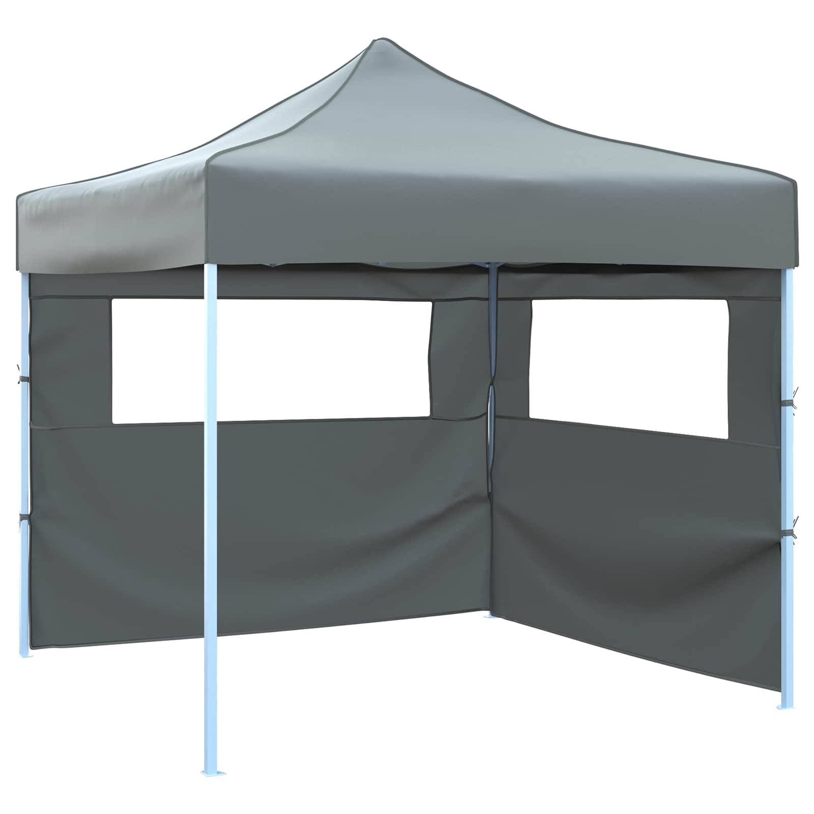 Partyzelt Faltbar Pop-Up Schwarz 292x292x315 cm