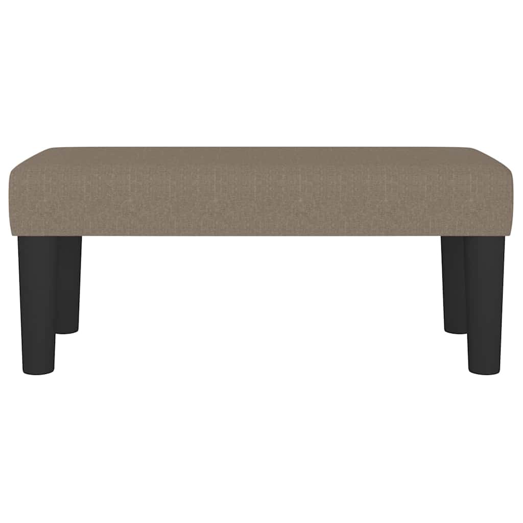 Sitzbank Hellgrau 70x30x30 cm Stoff