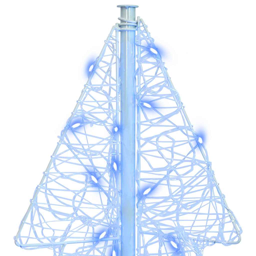 Weihnachtsbaum mit 100 LEDs Warmes Weiß 120 cm Acryl