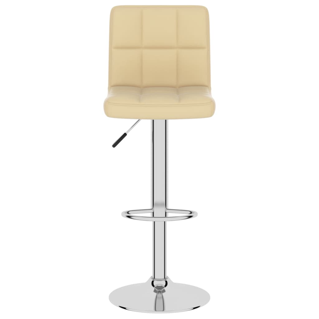 Barhocker 2 Stk. Weinrot Kunstleder