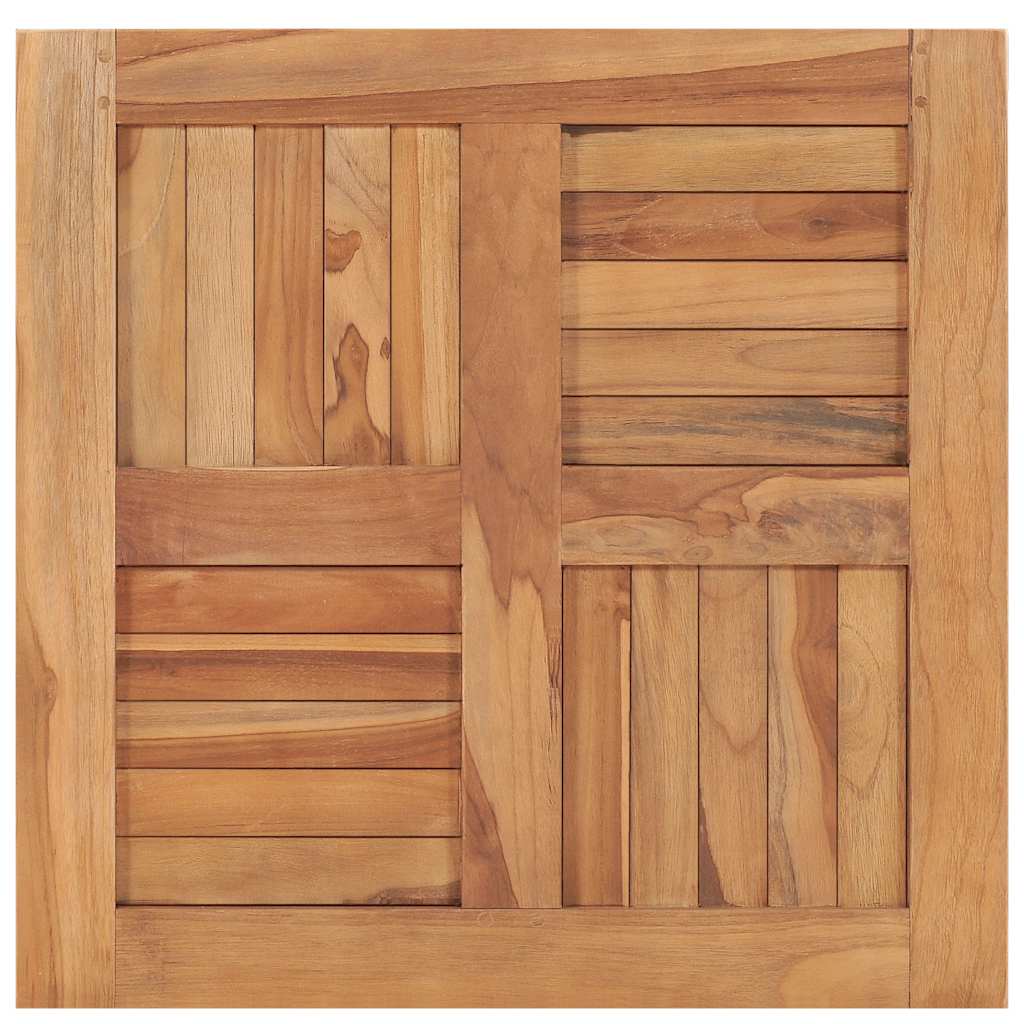 Tischplatte Massivholz Teak Rund 2,5 cm 40 cm