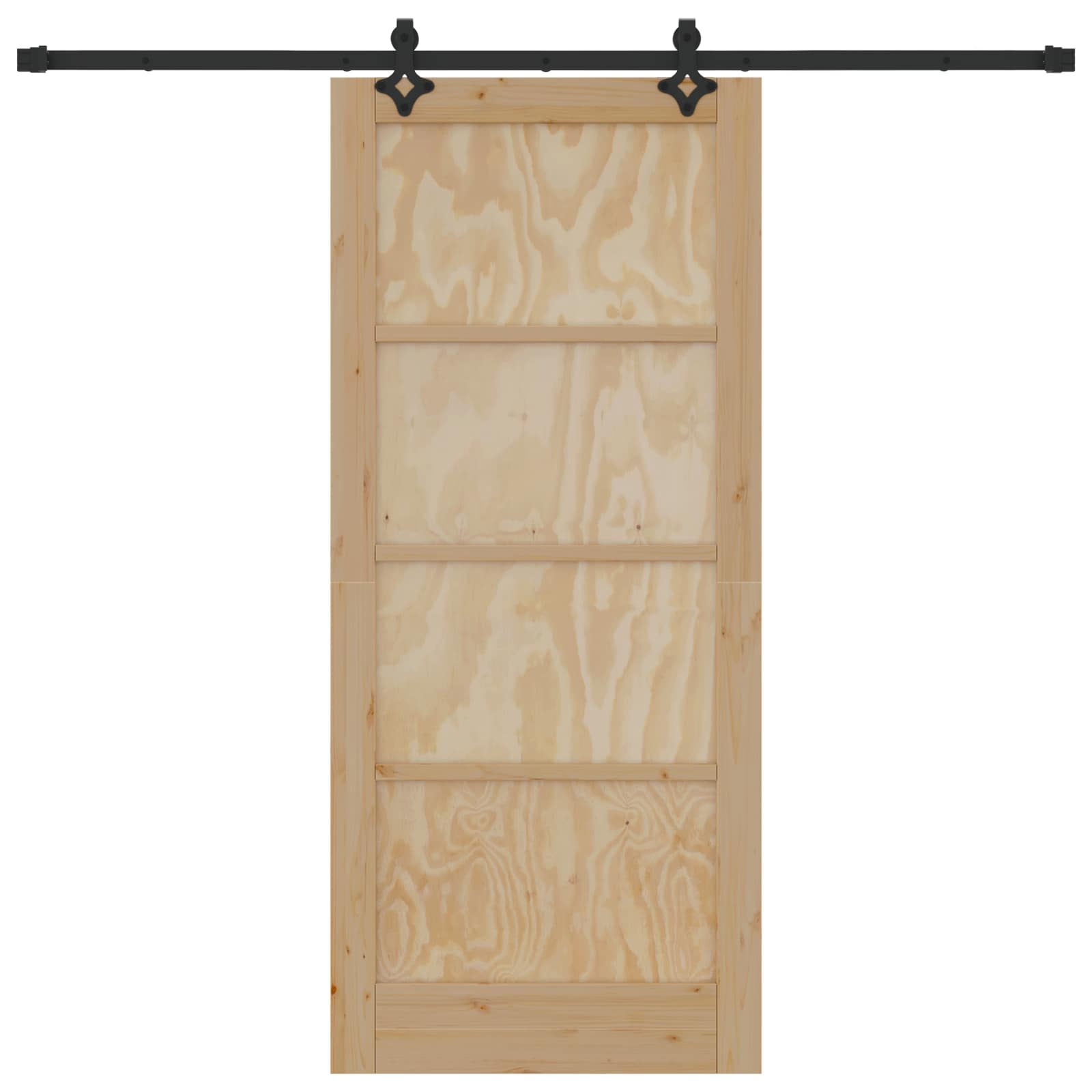 Schiebetür ORKDAL Natur 61 x 198,5 cm Massives Kiefernholz