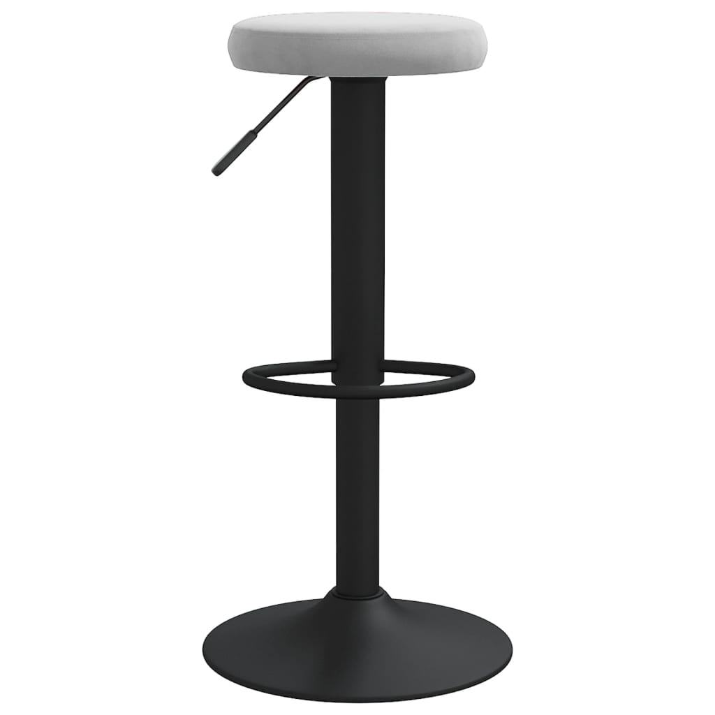 Barhocker 2 Stk. Schwarz Samt