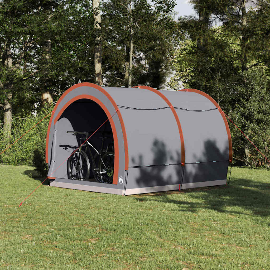 Fahrradgarage mit Dach Grün 256 x 222 x 182 cm Taft