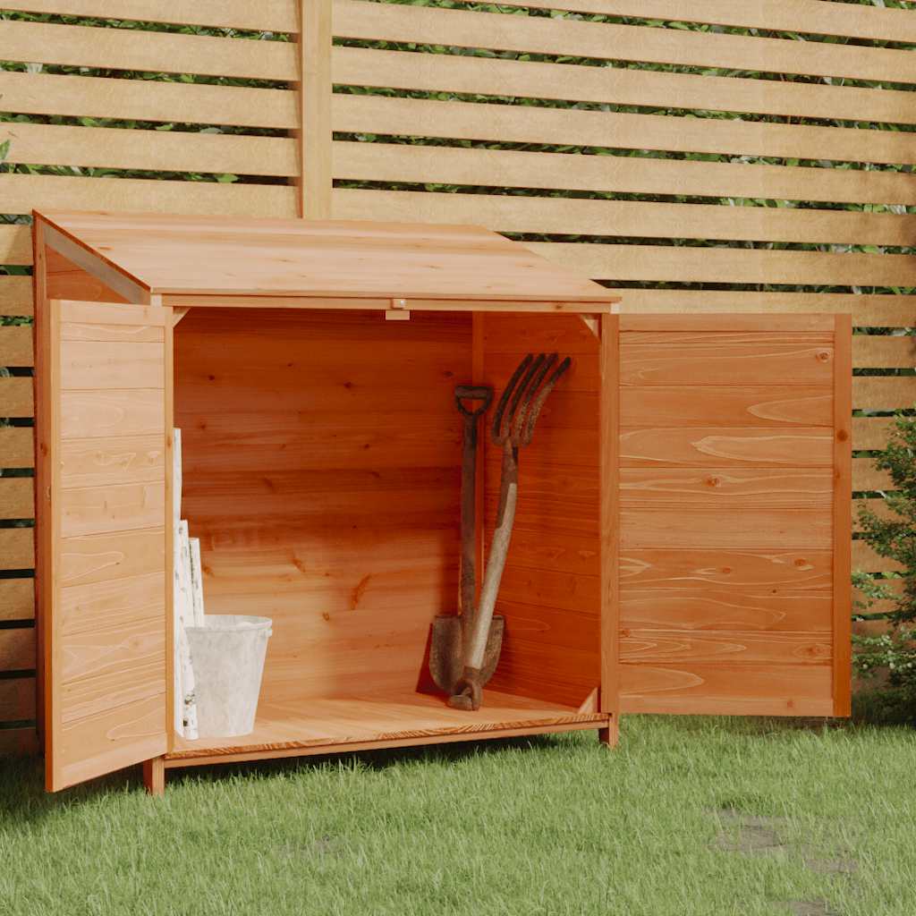 Geräteschuppen 55x52x174,5 cm Massivholz Tanne