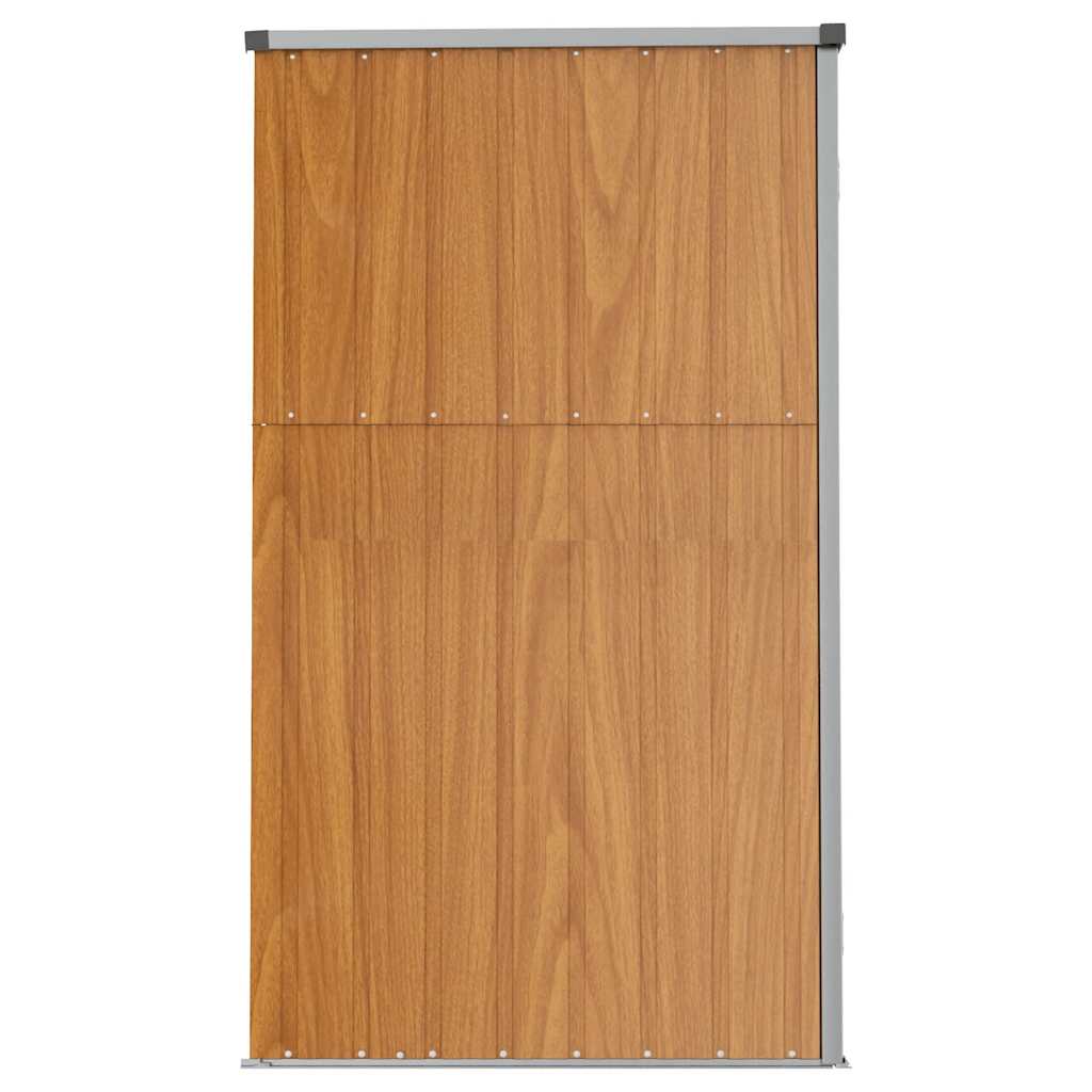 Gerätehaus Grün 88x89x161 cm Verzinkter Stahl