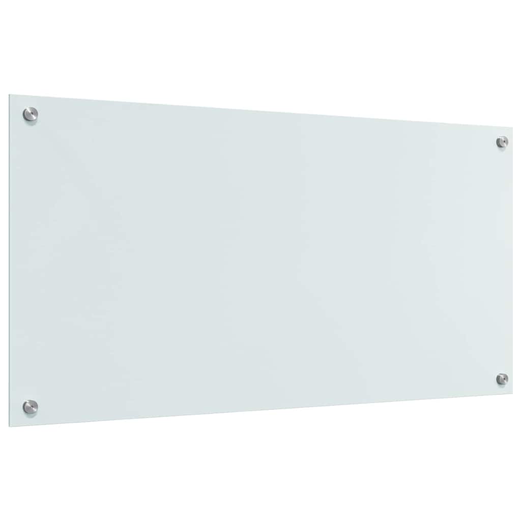 Küchenrückwand 2 pcs Weiß 70 x 40 cm Gehärtetes Glas