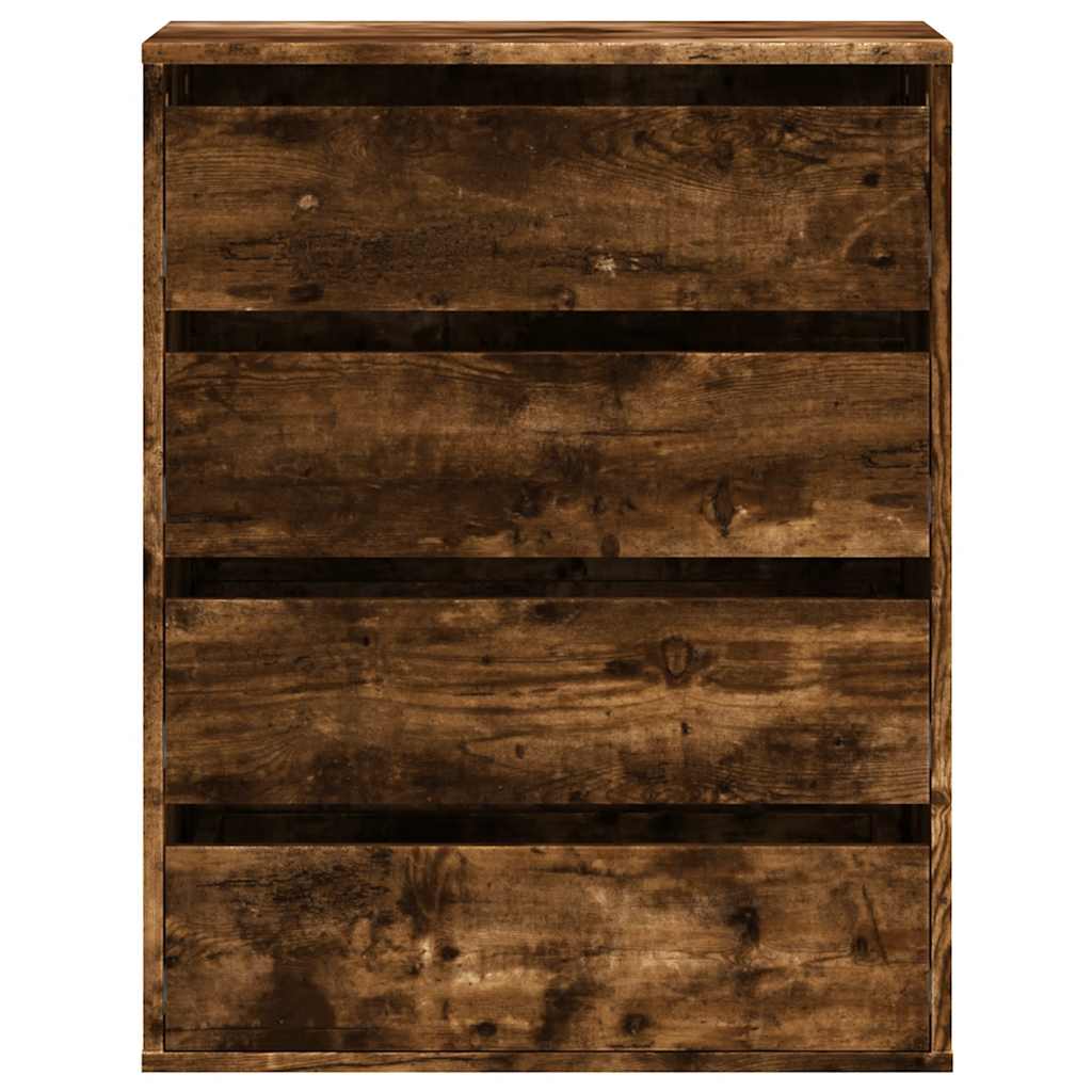 Schubladenschrank Schwarz Eichen-Optik 41 x 40 x 58 cm