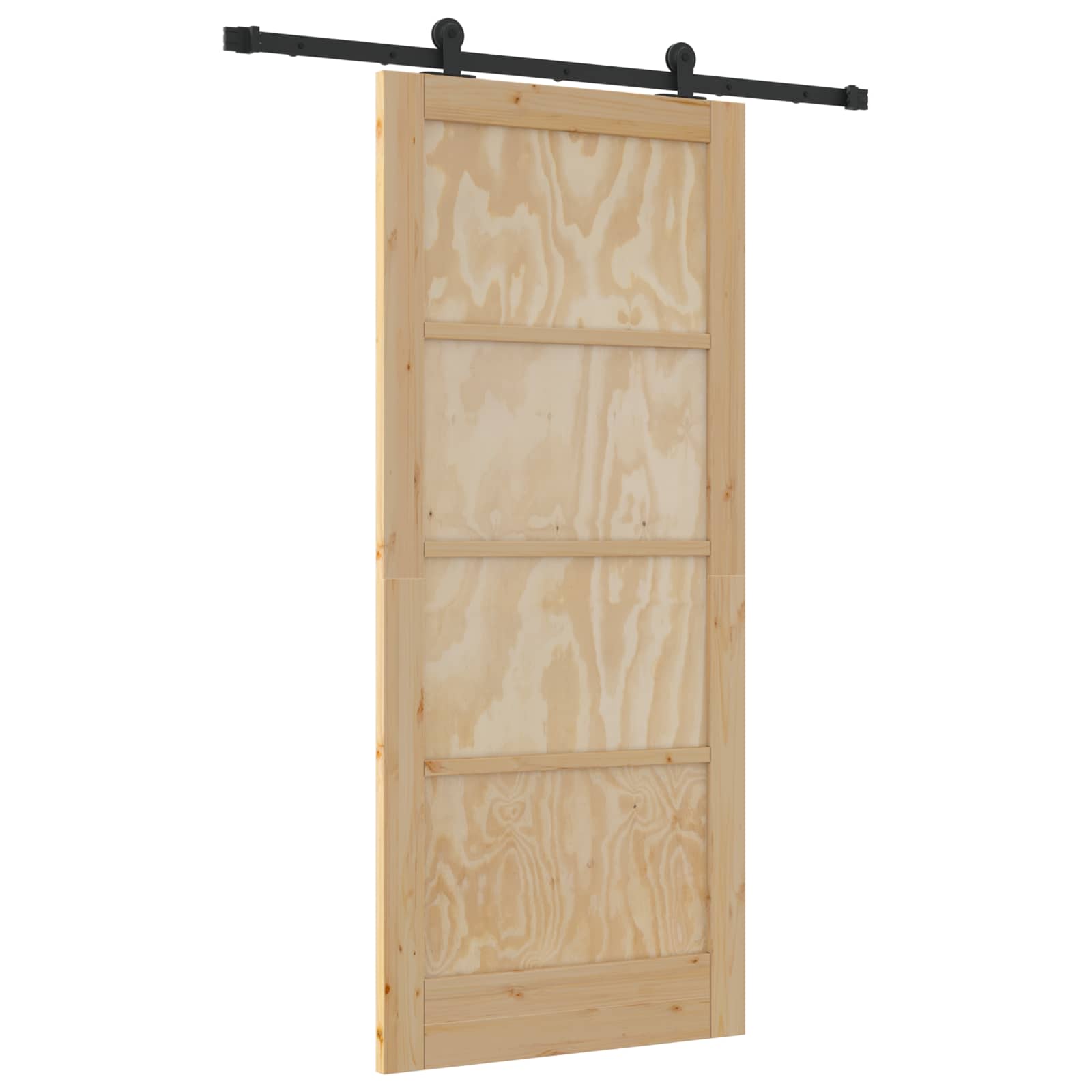 Schiebetür ORKDAL Natur 61 x 198,5 cm Massives Kiefernholz