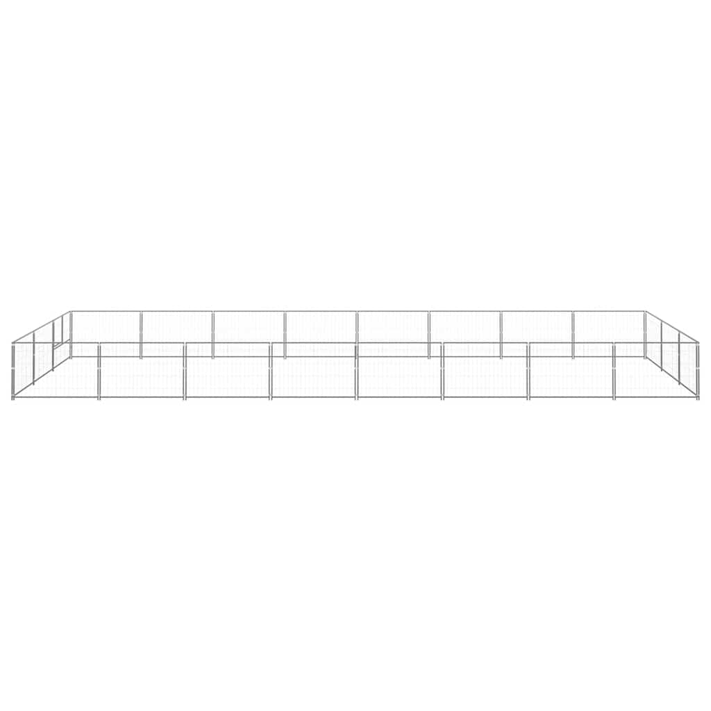 Hundezwinger Schwarz 4 m² Stahl