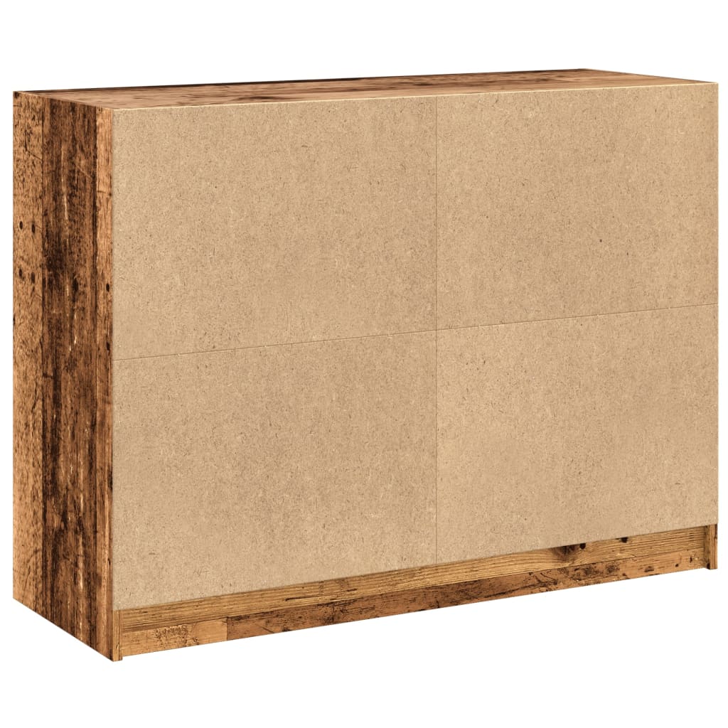Bücherschrank mit Türen Weiß 204x37x75 cm Holzwerkstoff