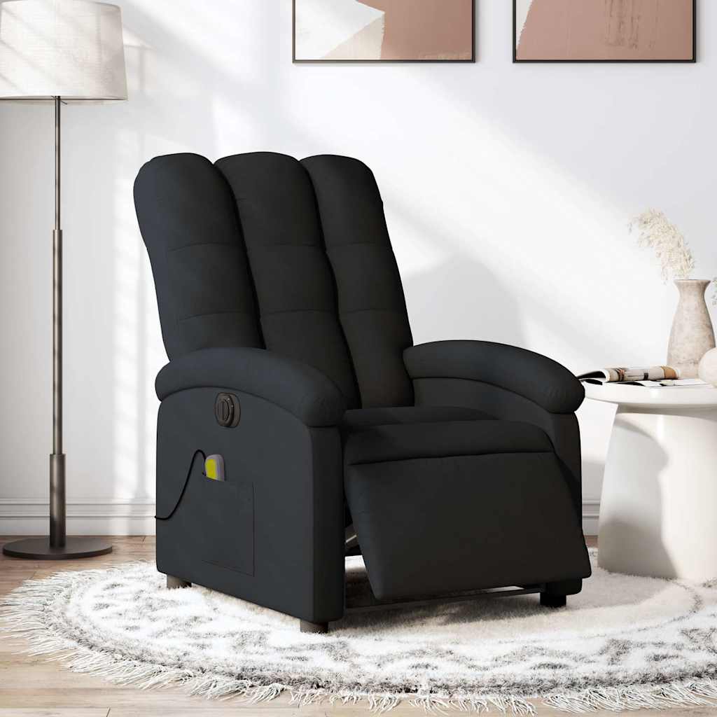Relaxsessel Elektrisch Hellgrau Stoff