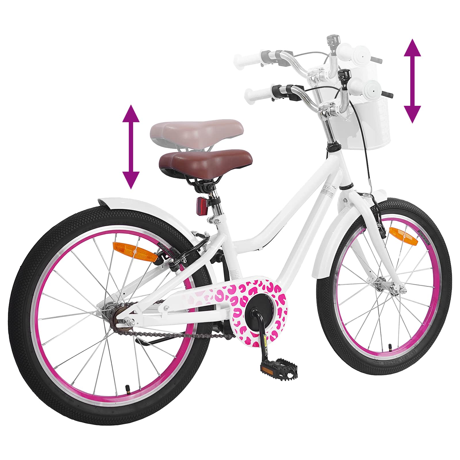 Kinderfahrrad Mit Stützrädern 12 Zoll für 2-4 Jahre alt Rosa