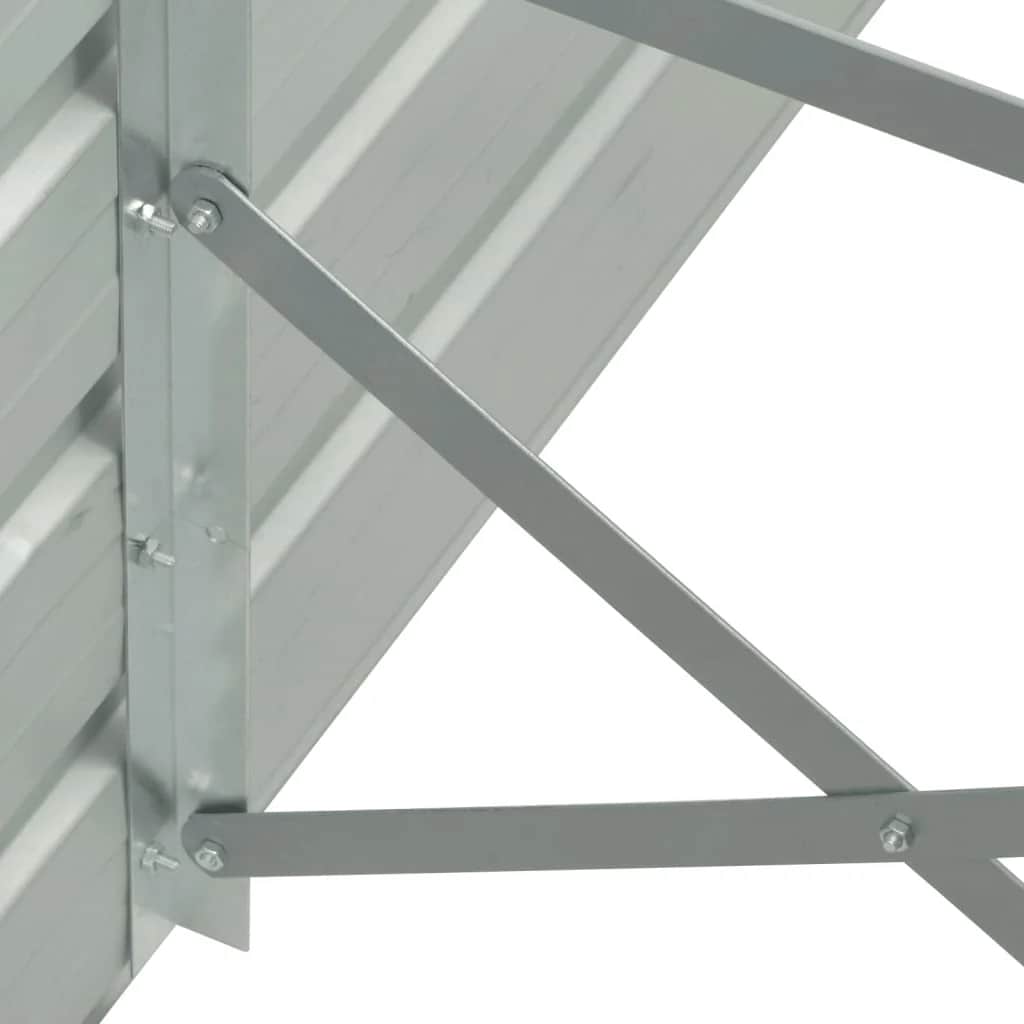 Hochbeet Braun 160 x 80 x 77 cm Verzinkter Stahl