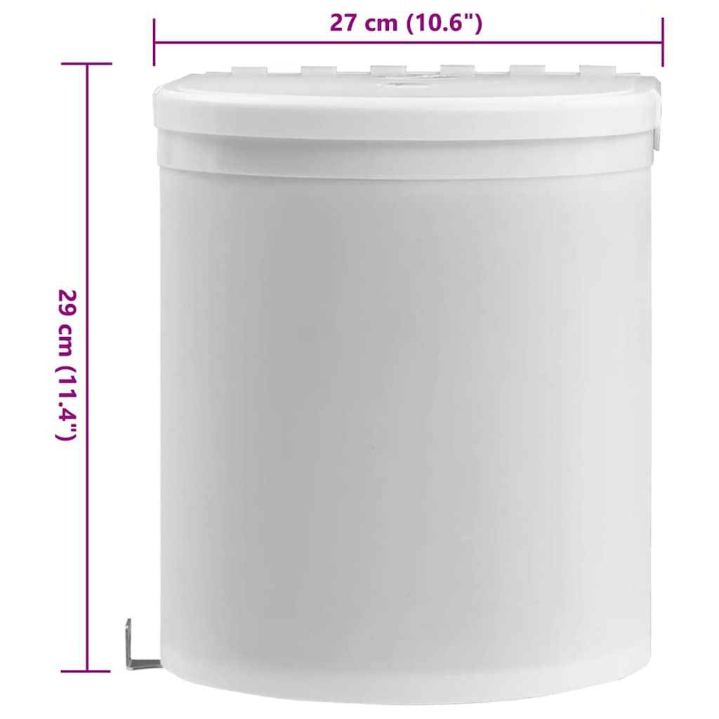 Küchen-Einbau-Mülleimer Edelstahl 8 L