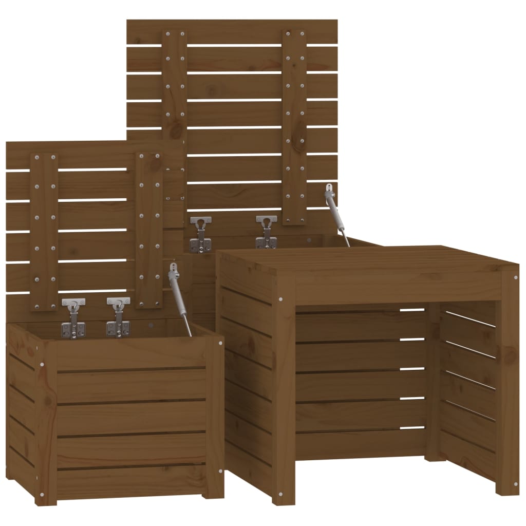 Gartenbox 101x50,5x46,5 cm Massivholz Kiefer