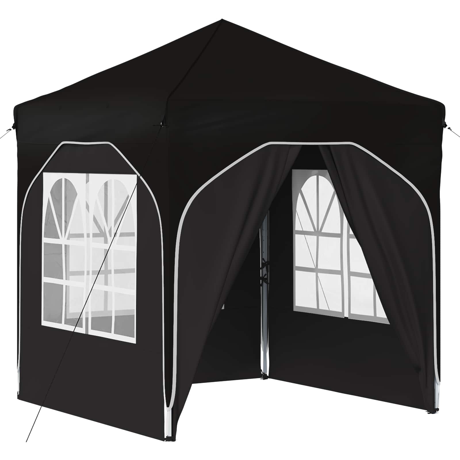 Pop-up Partyzelt 194 x 194 x 245 cm Creme