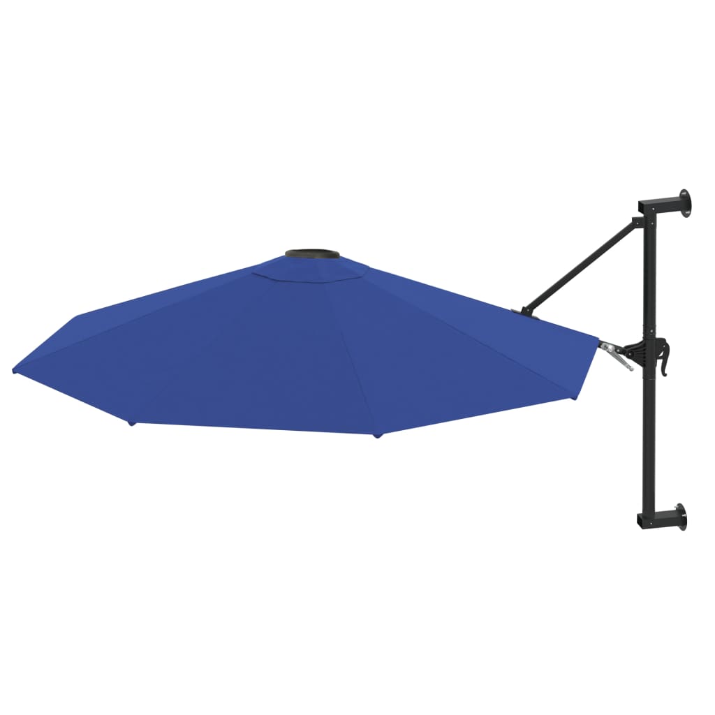 Sonnenschirm zur Wandmontage mit Metall-Mast 300 cm Sandweiß