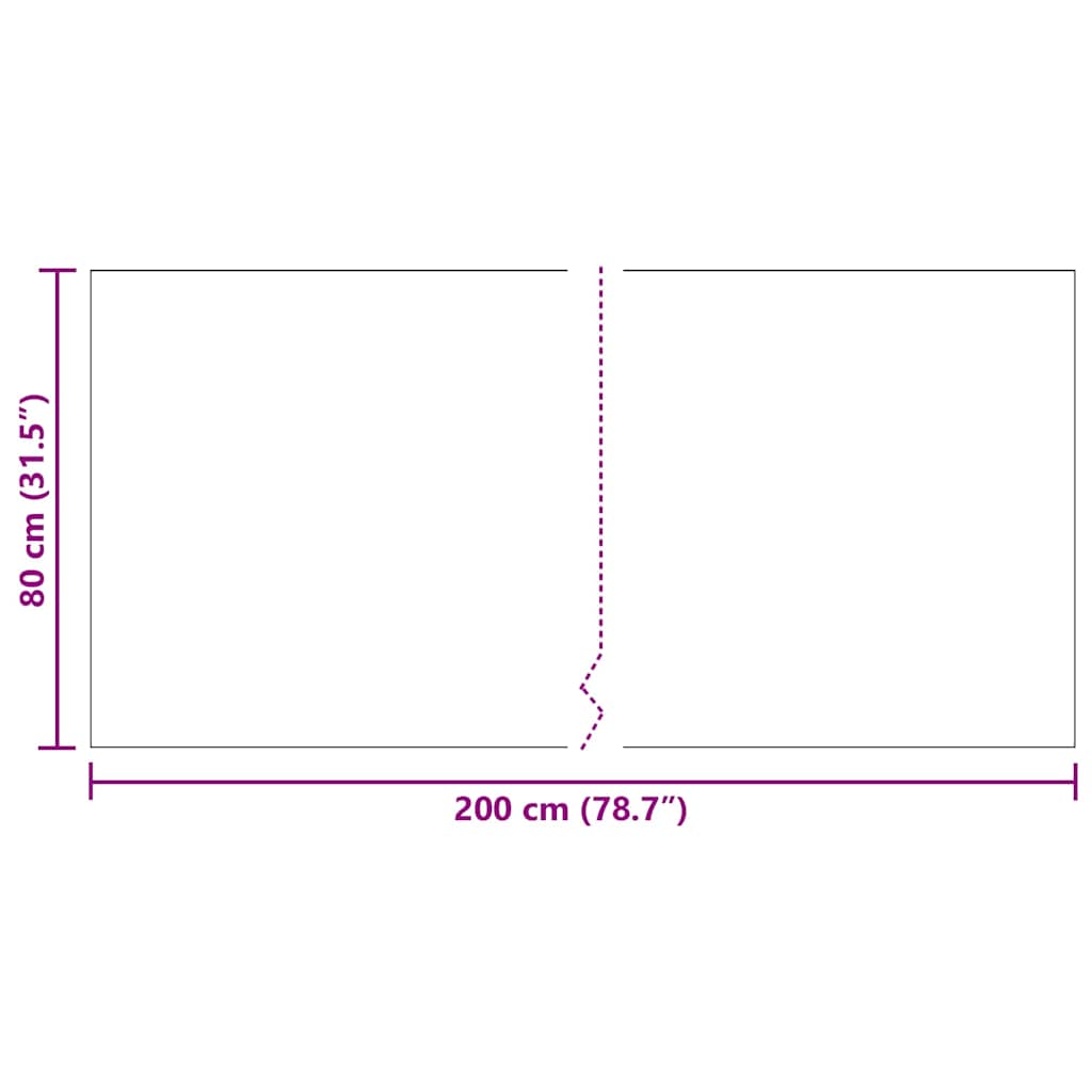 Teppichläufer Grau 80 x 150 cm Stoff