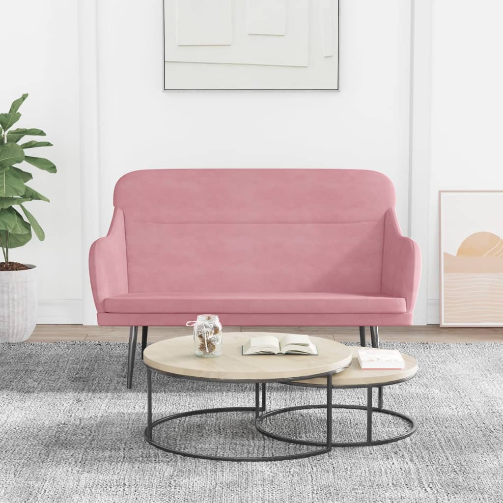 Sitzbank Dunkelgrün 110x76x80 cm Samt