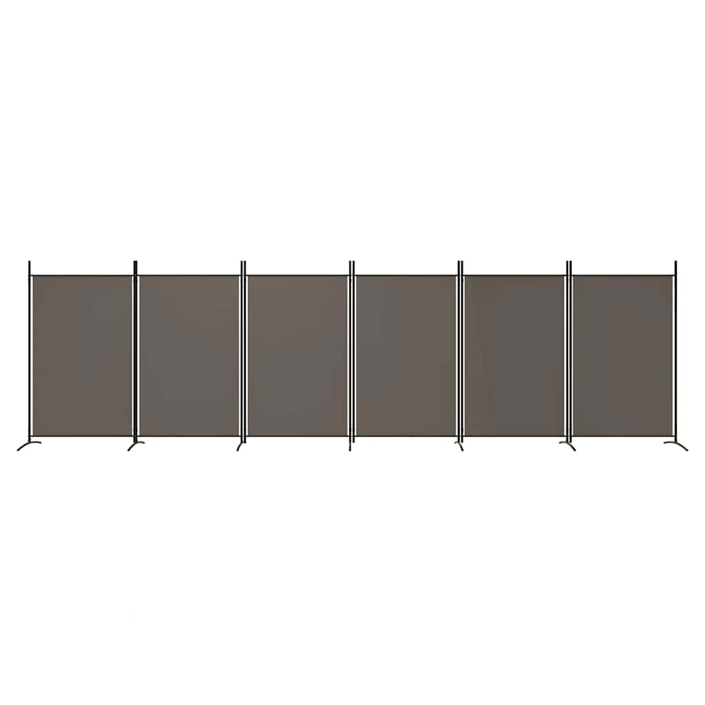 3-tlg. Raumteiler Weiß 260x180 cm Stoff