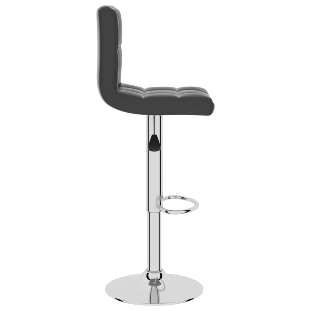 Barhocker 2 Stk. Weinrot Kunstleder