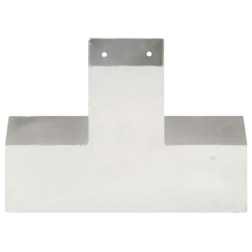 Pfostenverbinder L-Form Verzinktes Metall 71 x 71 mm