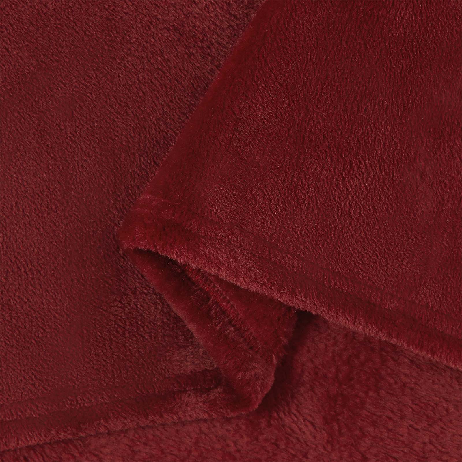 Überwurfdecke Beige 130 x 150 cm Fleece