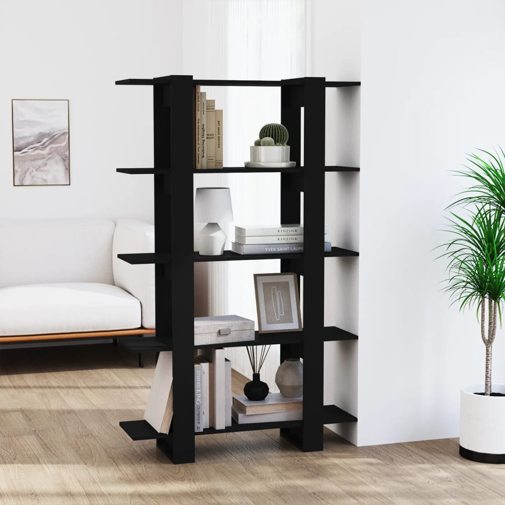 Bücherregal/Raumteiler Weiß 100×30×160 cm