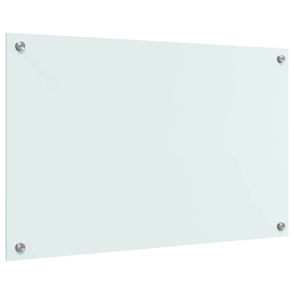 Küchenrückwand 2 pcs Weiß 70 x 40 cm Gehärtetes Glas