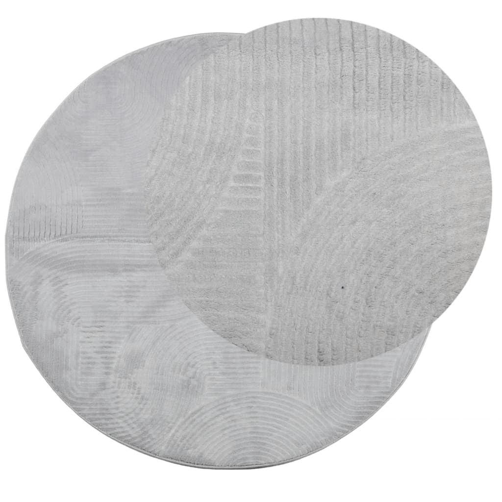 Teppich IZA Kurzflor Skandi-Stil Anthrazit 80x150 cm