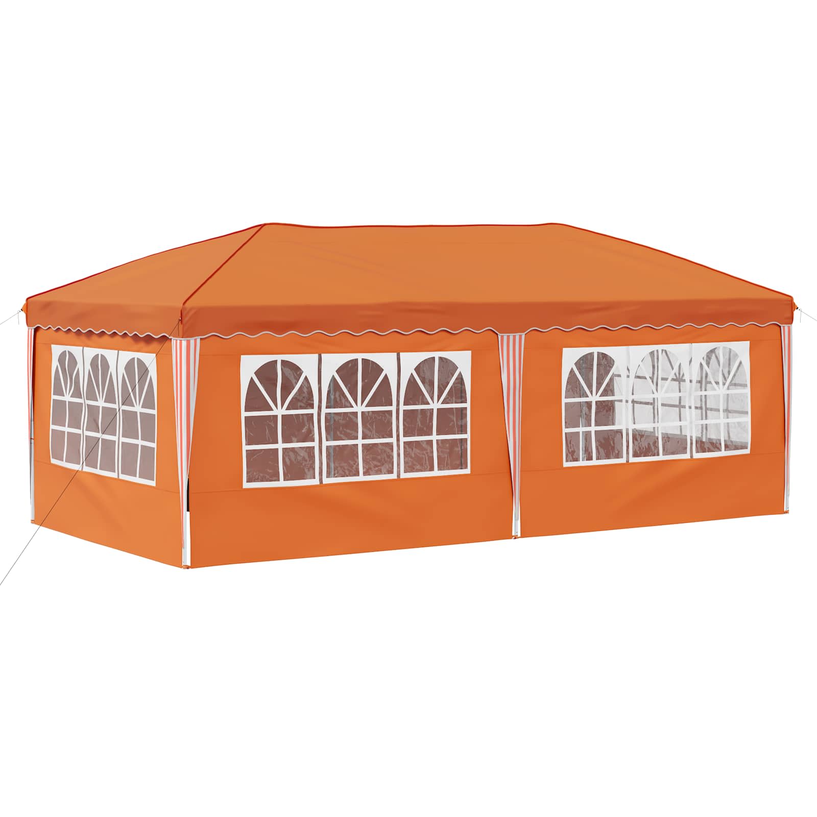 Pop-up Partyzelt 575 x 290 x 245 cm Creme