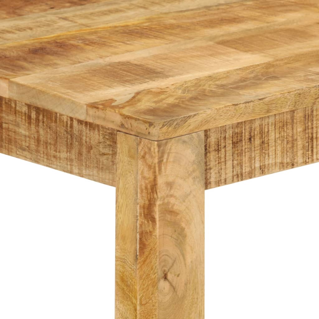 Konsolentisch 110x35x76 cm Raues Mangoholz