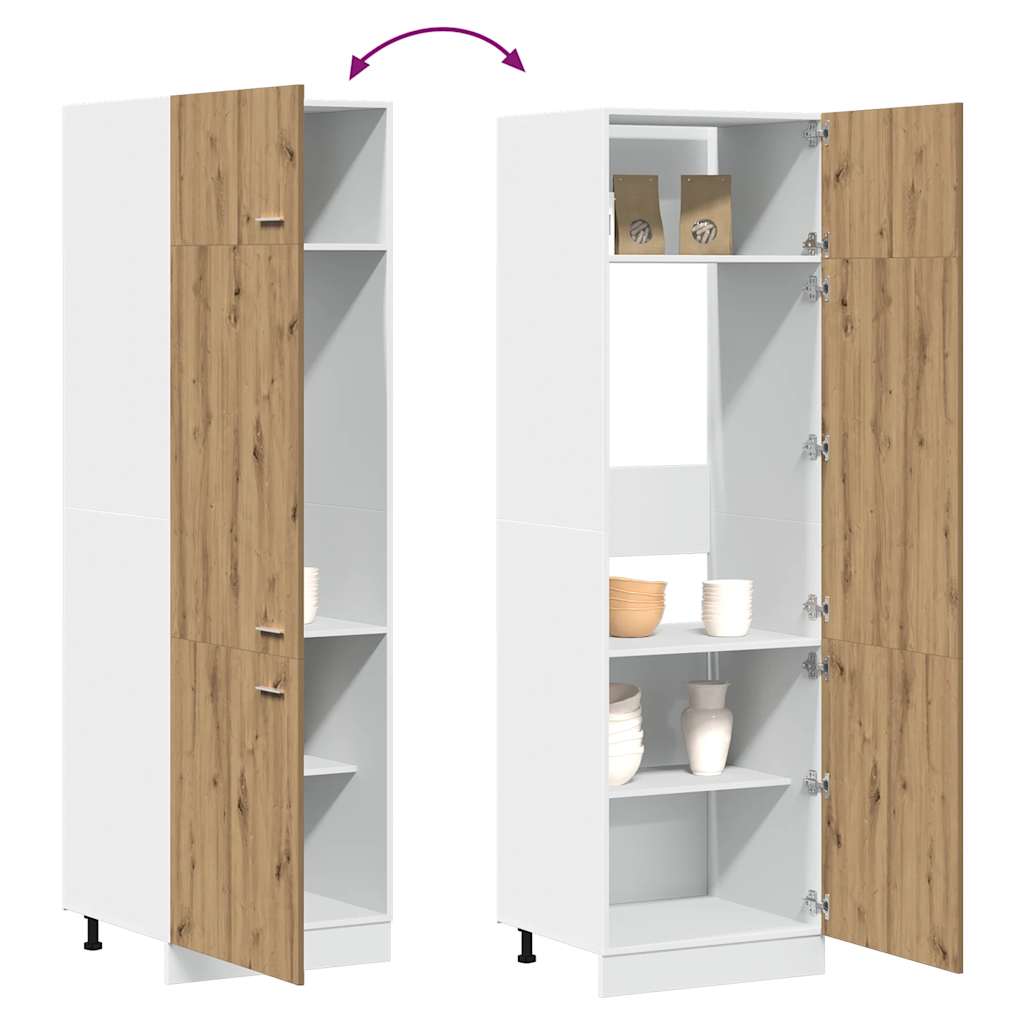 Unterschrank Lyon Weiß 60x46x81,5 cm Holzwerkstoff