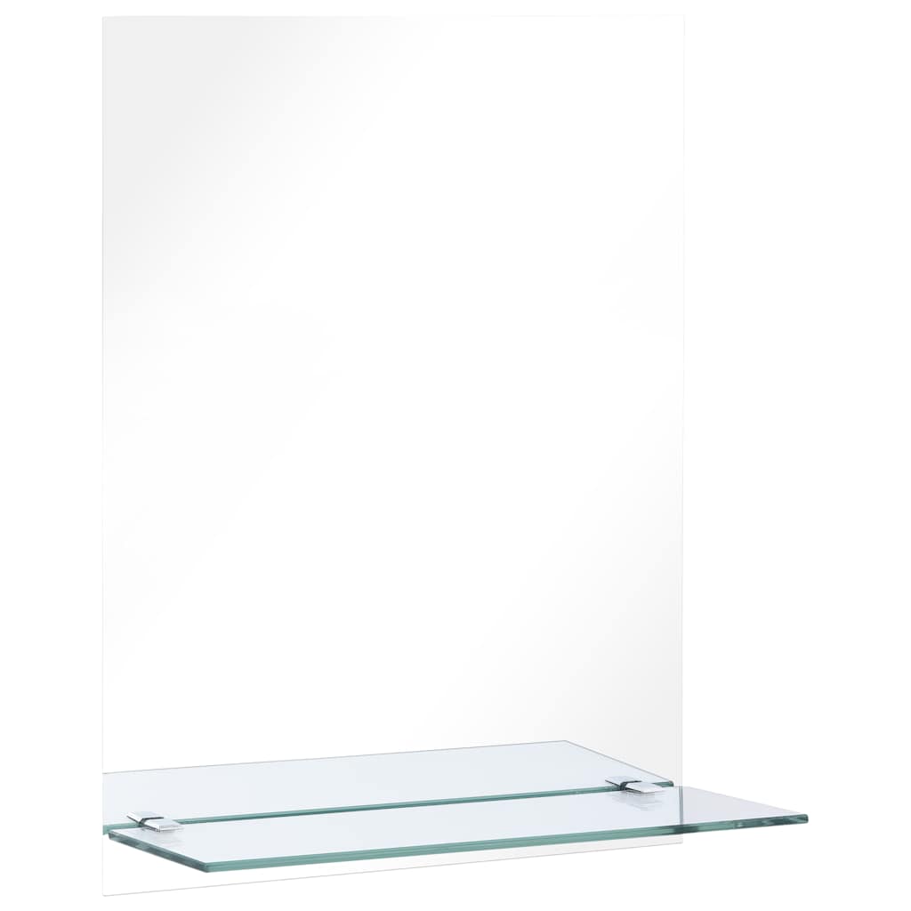 Wandspiegel mit Regal 20×40 cm Hartglas