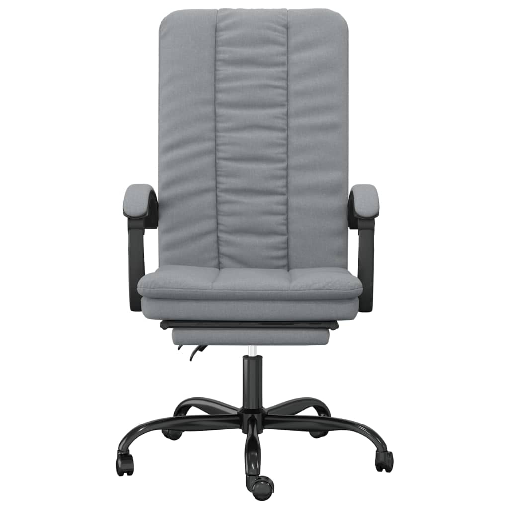 Bürostuhl mit Liegefunktion Taupe Stoff