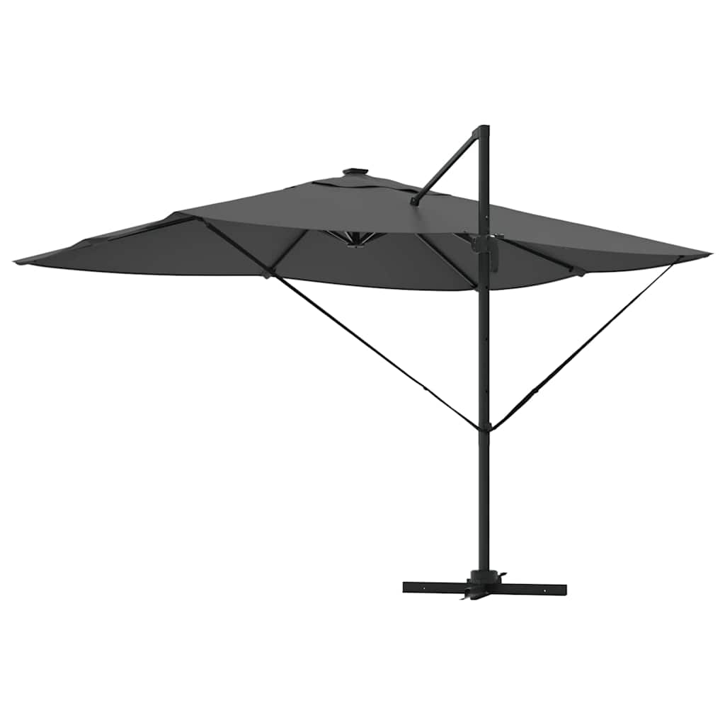 Sonnenschirm Sand 352 x 251 x 265 cm Polyester und Aluminium